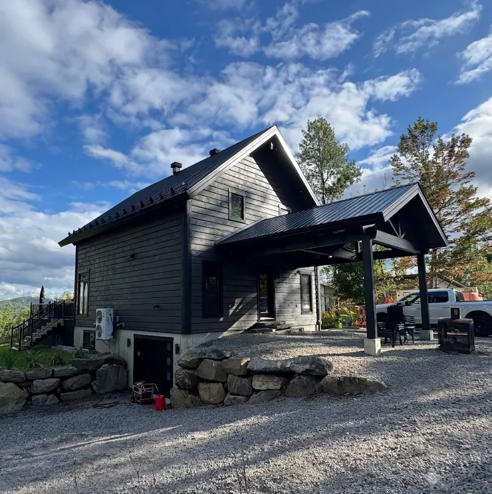 Revêtement de maison — après les travaux
